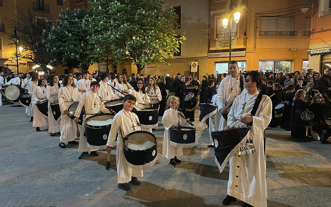 Acto de Romper la Hora y exhibiciones Caspe 2025./ S.F.
