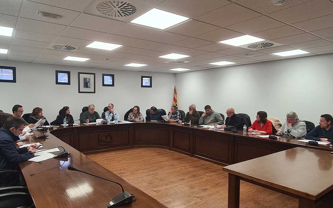 Junta Consultiva de alcaldes del Matarraña celebrada este miércoles./ Comarca.
