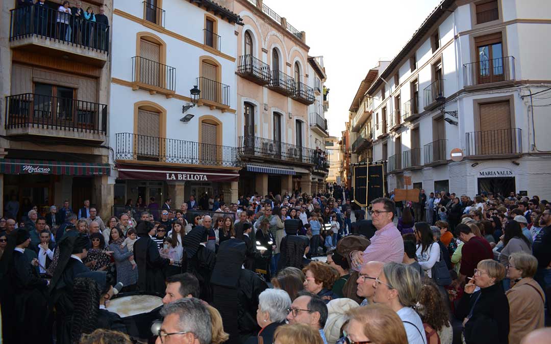 Momentos del acto de Exaltación de tambores y bombos este domingo./I.M.