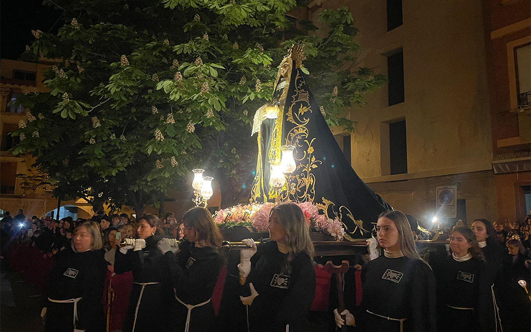 Procesión de El Encuentro Caspe 2025./ S.F.