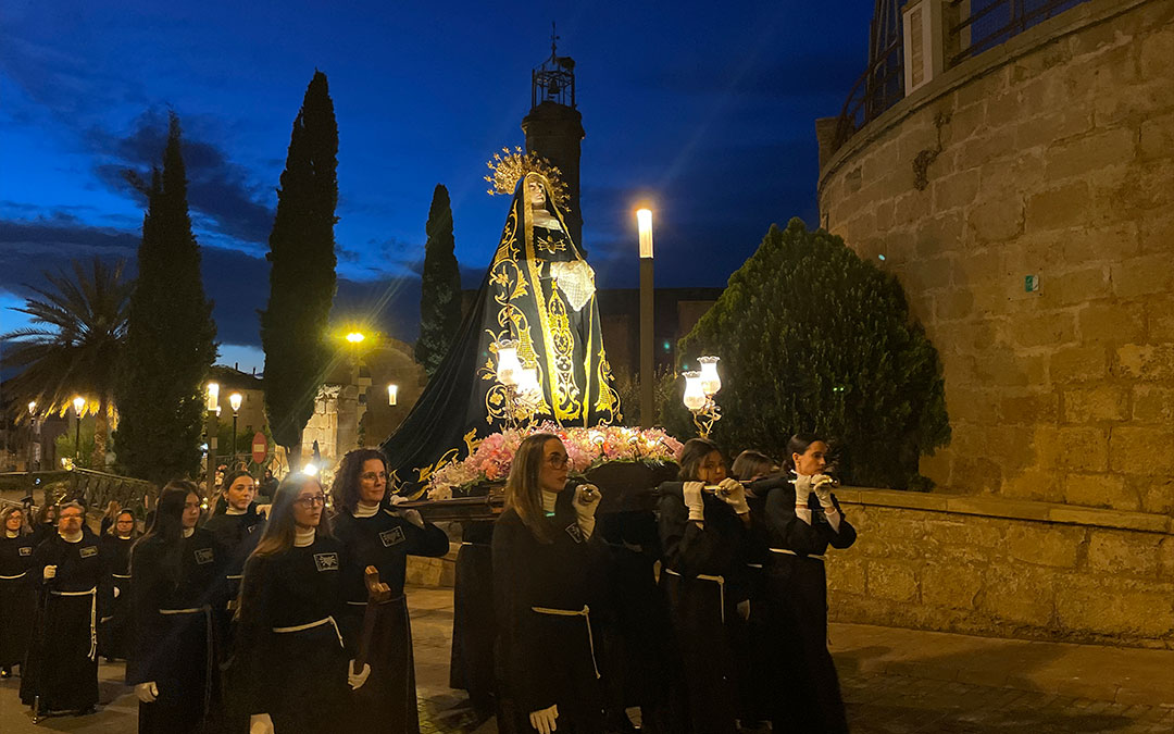 Procesión de El Encuentro Caspe 2025./ S.F.