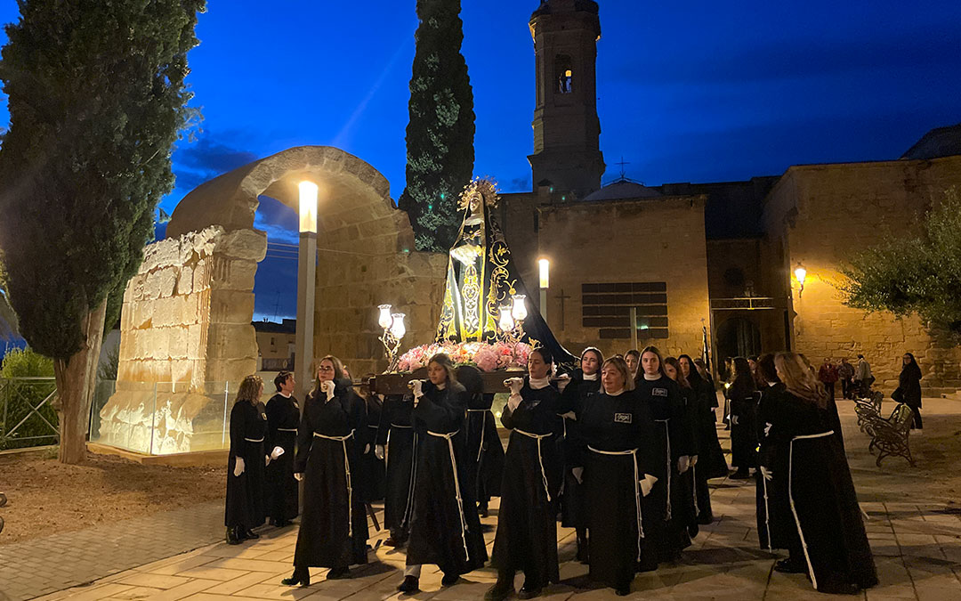 Procesión de El Encuentro Caspe 2025./ S.F.