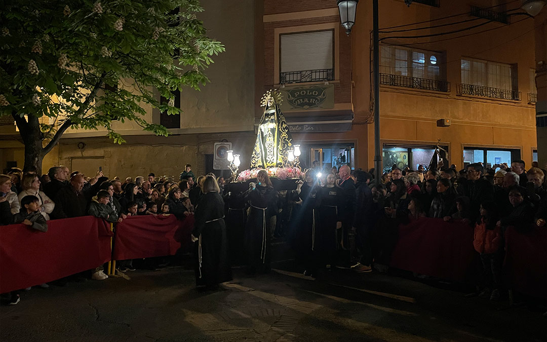 Procesión de El Encuentro Caspe 2025./ S.F.