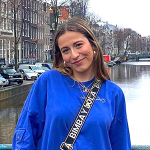 Malena Pérez durante su Erasmus en Poznań, Polonia./ ESIC