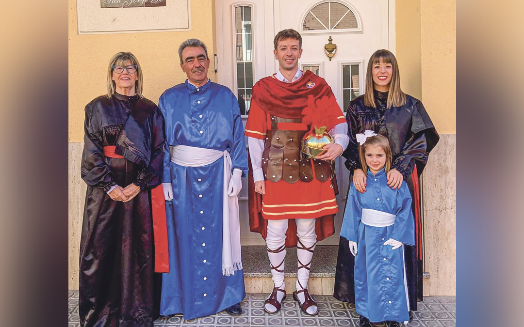 Toni Bravo, Jesús Cortés, Jesús María Cortés, Rocío Cortés y su hija Victoria. / S.C.