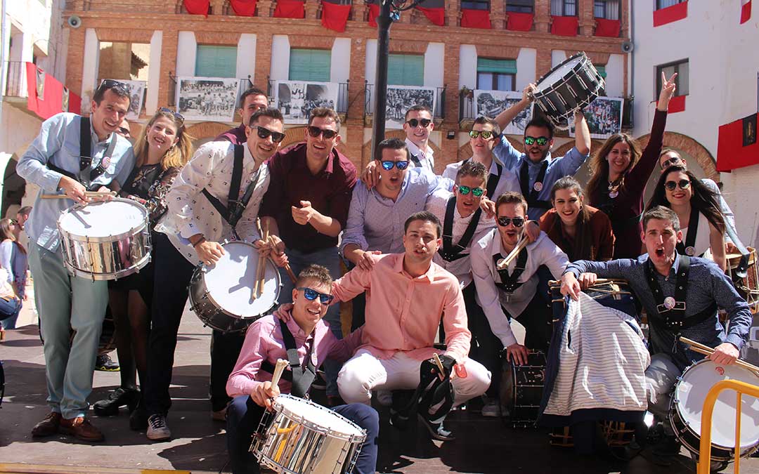 La cuadrilla de El Nazareno celebrando uno de los tres concursos nacionales que poseen. / La Comarca