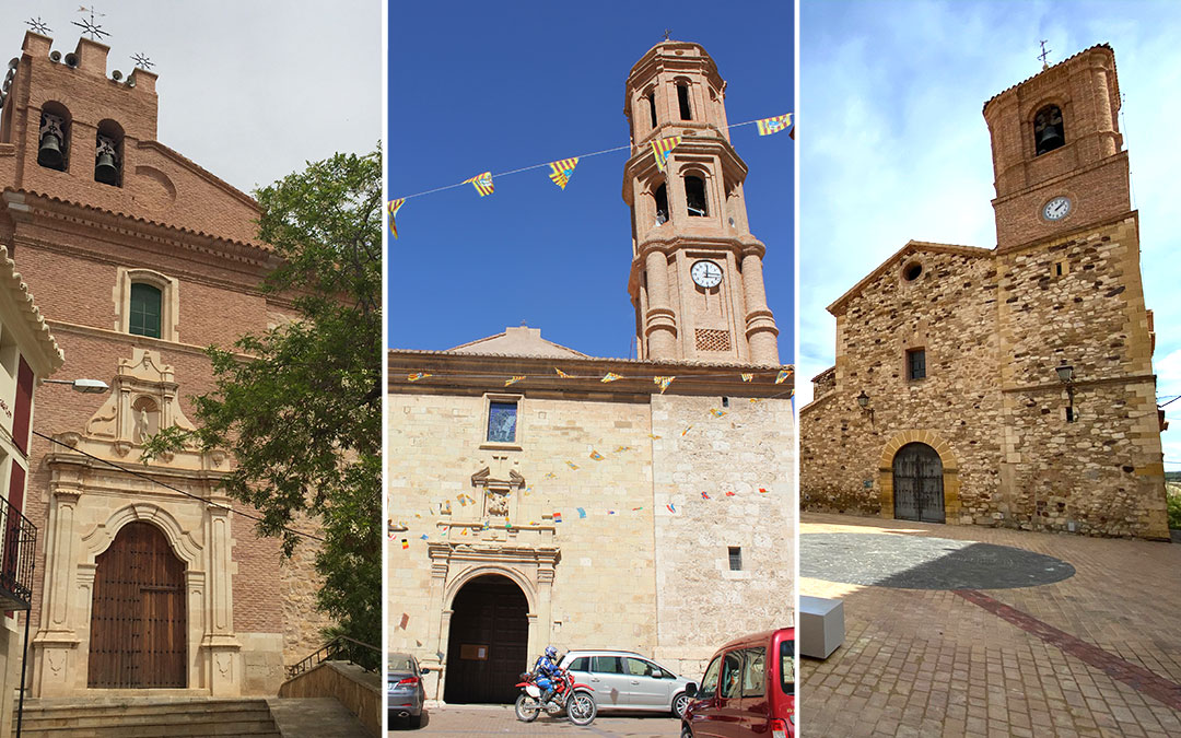 Las iglesias de Estercuel, Alacón y Crivillén contarán con una nueva propuesta turística de videomapping. /La Comarca