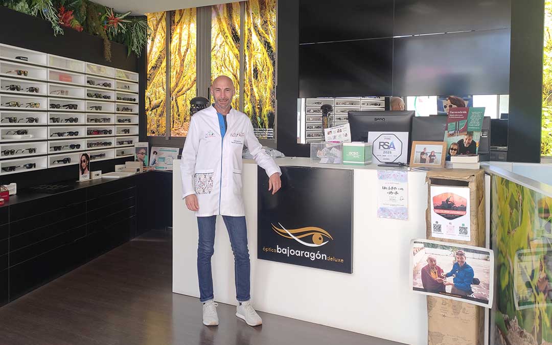 Chema García, de óptica Bajo Aragón/ I.M.