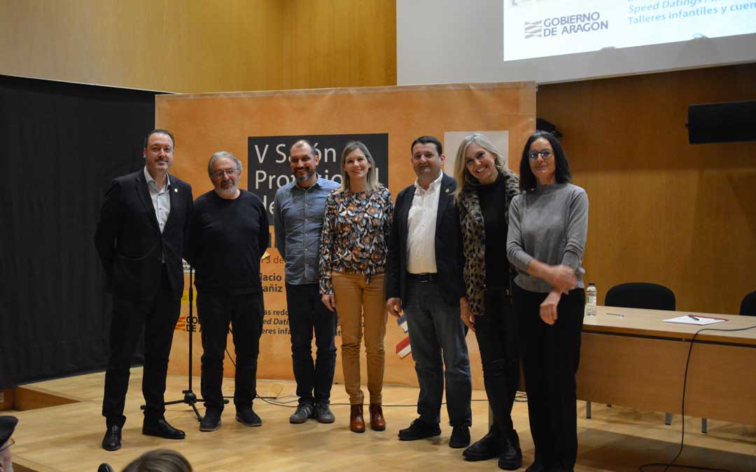 Pregón inaugural de Endei este jueves en el Palacio Ardid de Alcañiz./ M.M.R.