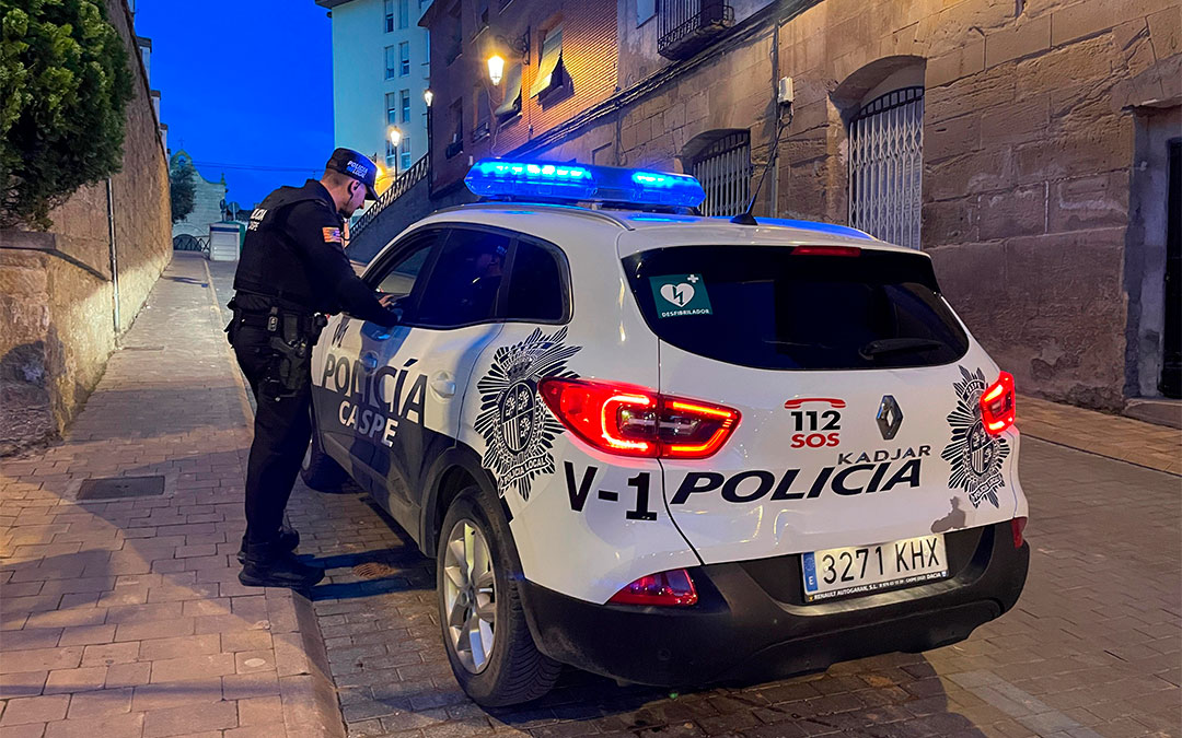 Una de las patrullas habilitadas para el dispositivo de seguridad de Semana Santa./ S.F.