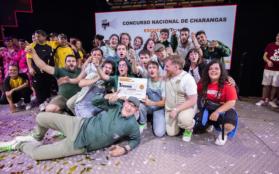 La charanga venida desde Gerona, ‘Bufant Fort Street Band’ consiguieron alzarse con el primer premio. / Pedro Blesa