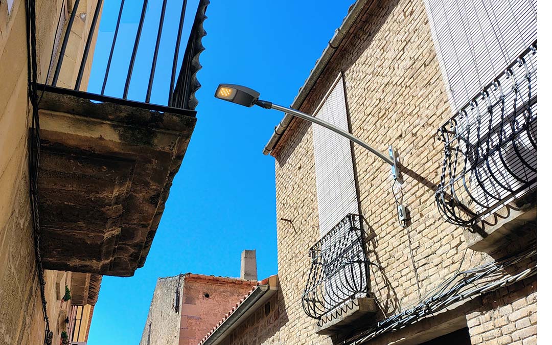 Nueva iluminación LED en el municipio de Calaceite./Ayto. Calaceite