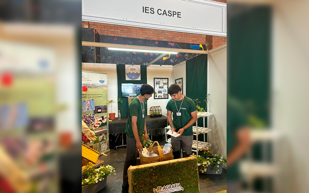Puesto de FP Agraria de Caspe./ L.C.