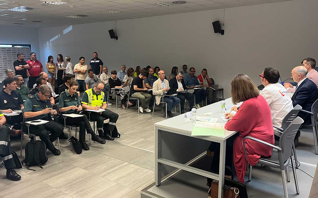 Motorland acogió este jueves la tercera y última junta de seguridad del Gran Premio de Aragón de MotoGP / L. Castel