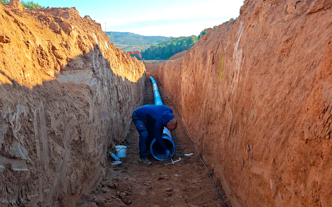 Los regantes de Nonaspe han invertido 55.000 euros en la nueva infraestructura. / L.C