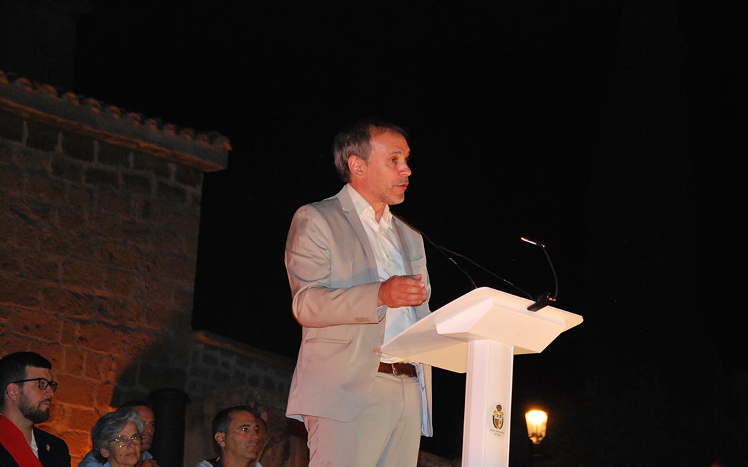 Luis Zueco en su discurso./ S.F.