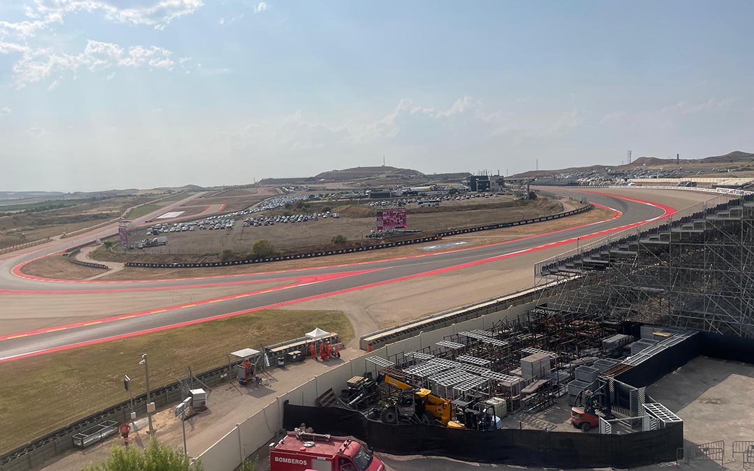 Vistas del circuito desde la noria./ S.F.