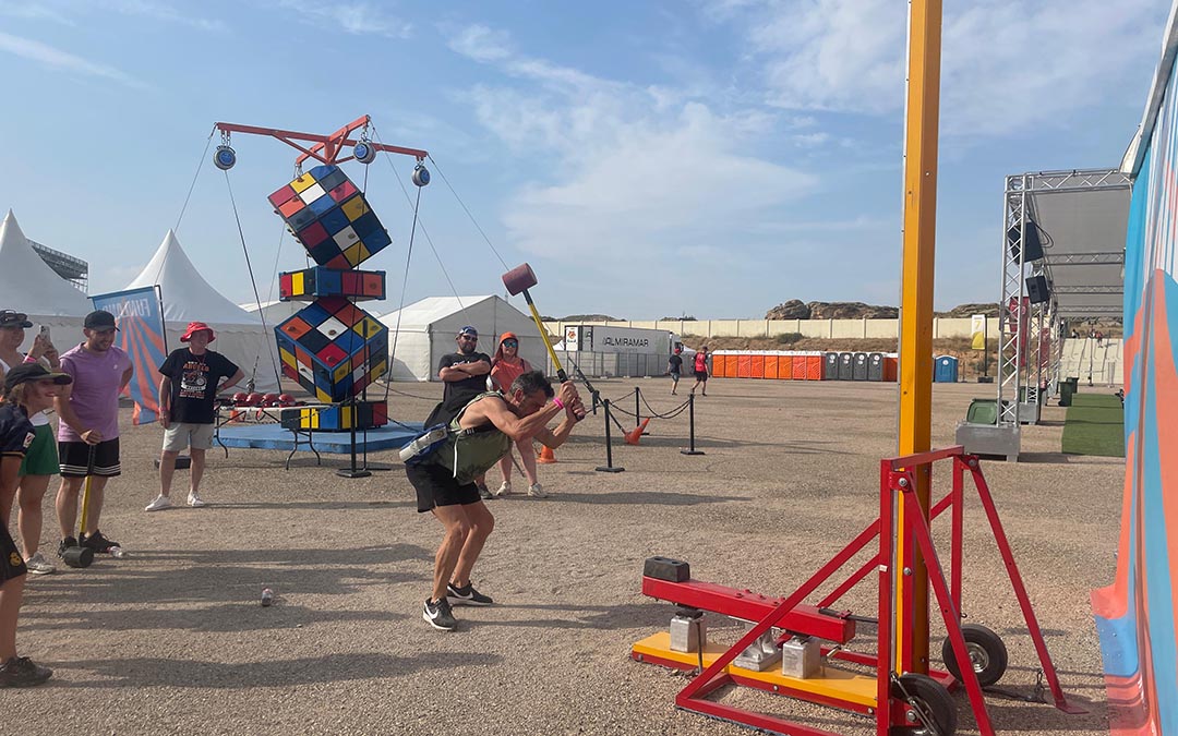 Había varias atracciones en la Fan Zone./ S.F.