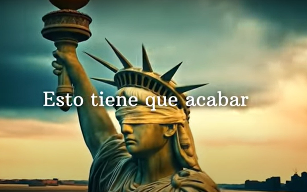 Fragmento del videolyric de 'Genocidio' de Azero disponible en Youtube.