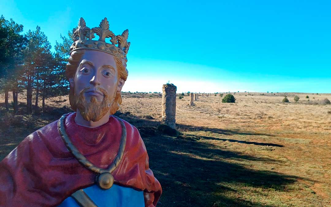 como un arriero con su mula, un pastor con varias ovejas o el rey Jaime I / C.M.
