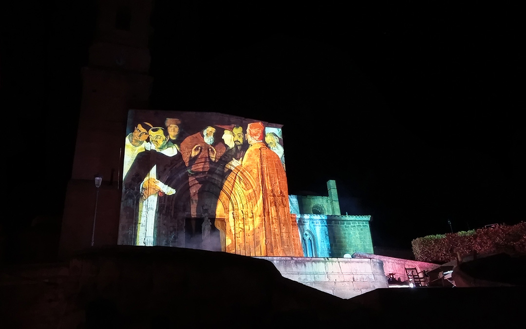 Un momento del videomapping./ S.F.