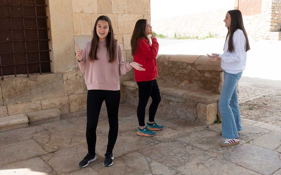Ensayo de la primera escena, la del rabadán y el mayoral / Comarca Maestrazgo