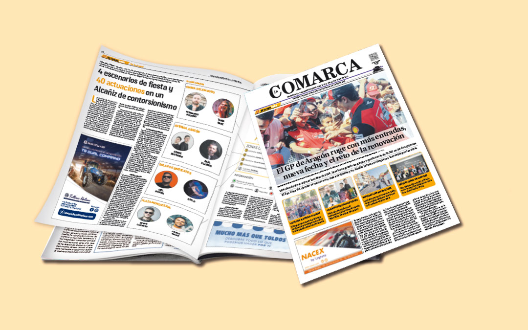 Imagen de portada del suplemento y una página qué ver en el interior. / L.C
