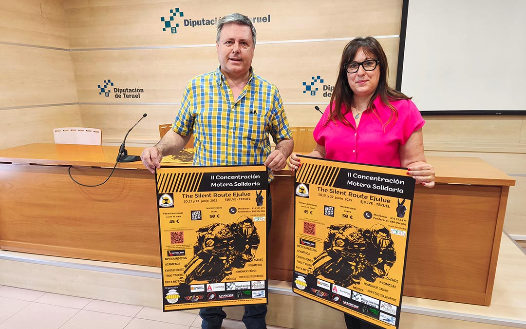 Presentación del cartel de la II Concentración Motera Solidaria/ DPT
