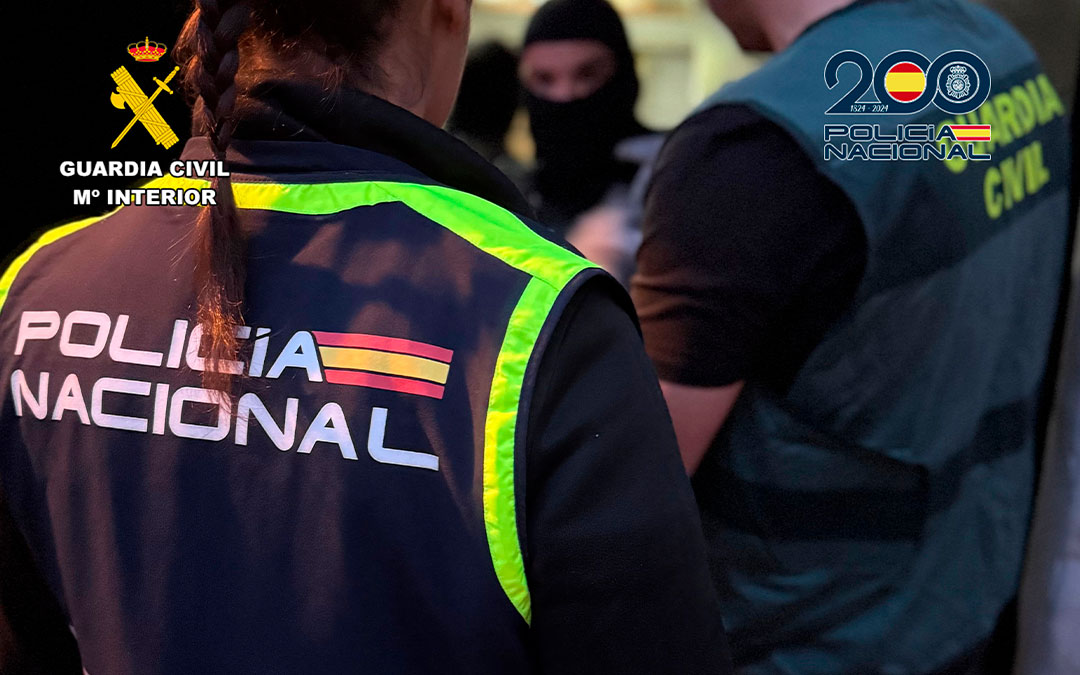 Guardia Civil y Policía Nacional han trabajado conjuntamente para desarticular esta mafia./ G.C.
