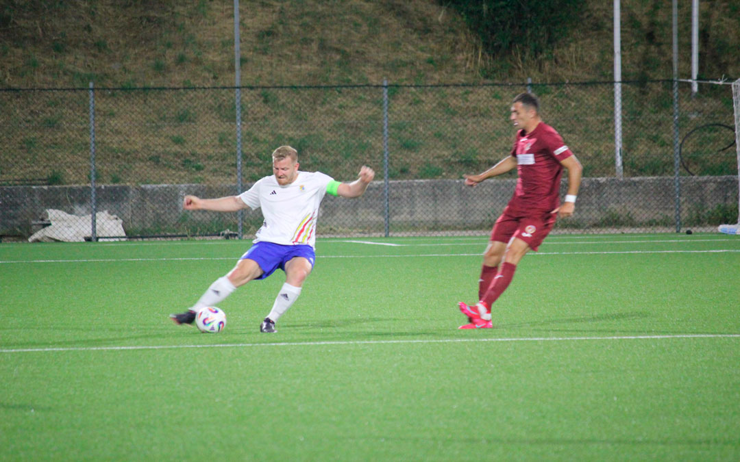 Imagen del partido entre Aragón y la región de Vojvodina