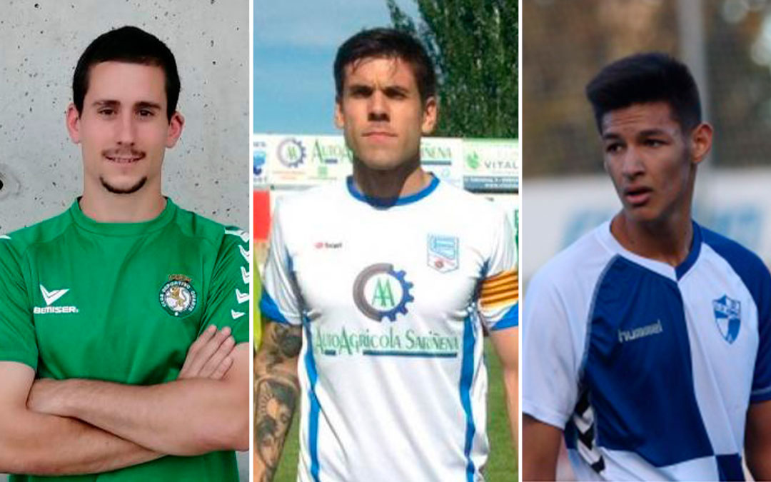 Miguel Múzquiz, Miguel Manau y Pau Valentín, tres de los nuevos fichajes del C.D. Utrillas/ La Comarca.