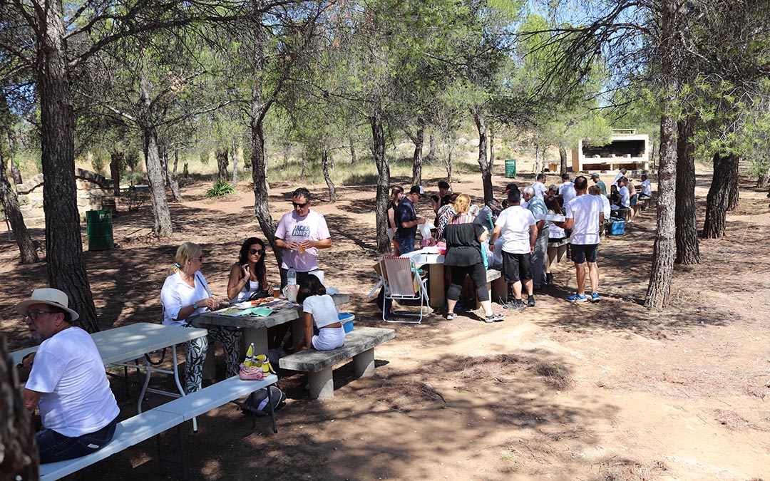 Para terminar la festividad con un buen asado en el santuario. /A.S.
