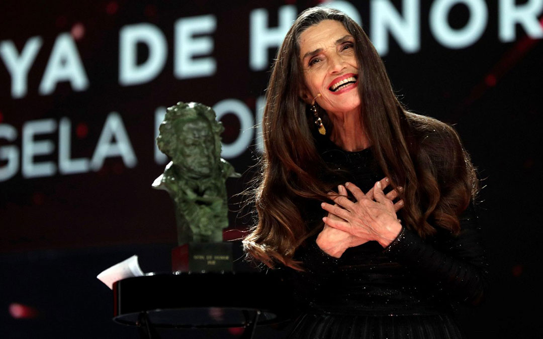 Ángela Molina, Goya de Honor en 2021. Es una de las grandes protagonistas en Calanda. / RTVE