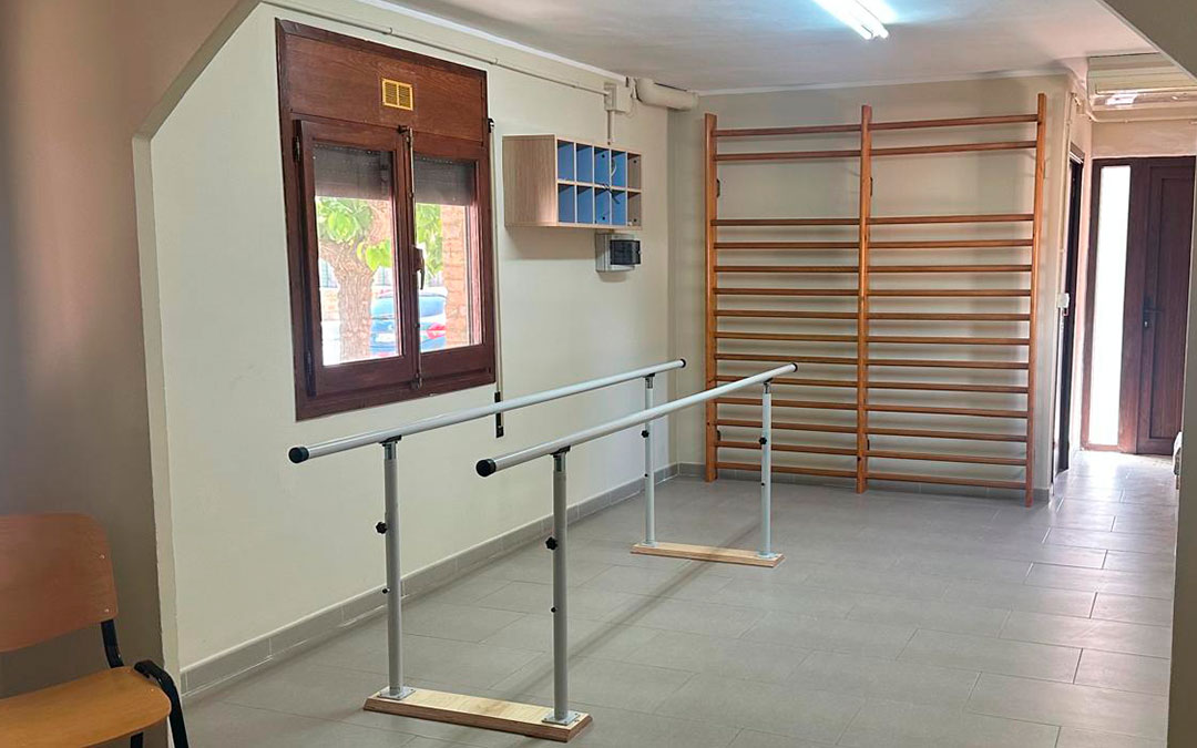 Una de las zonas del gimnasio de rehabilitación. / L.C.