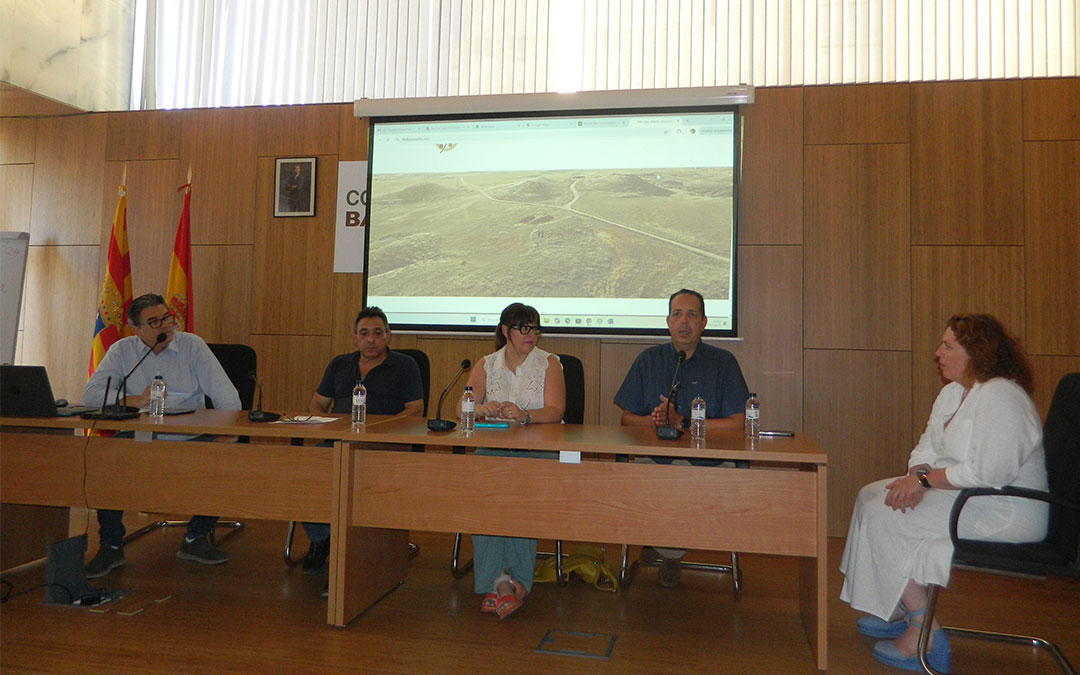 Instantes de la presentación de la Film Office Comarcal Bajo Aragón. / S.C