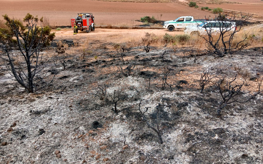Estado en el que ha quedado el paraje./ INFOAR