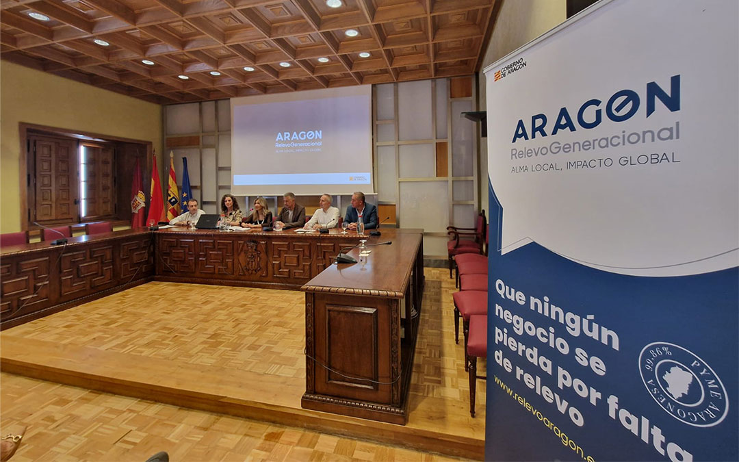 Momento de la presentación del plan este martes./ DGA