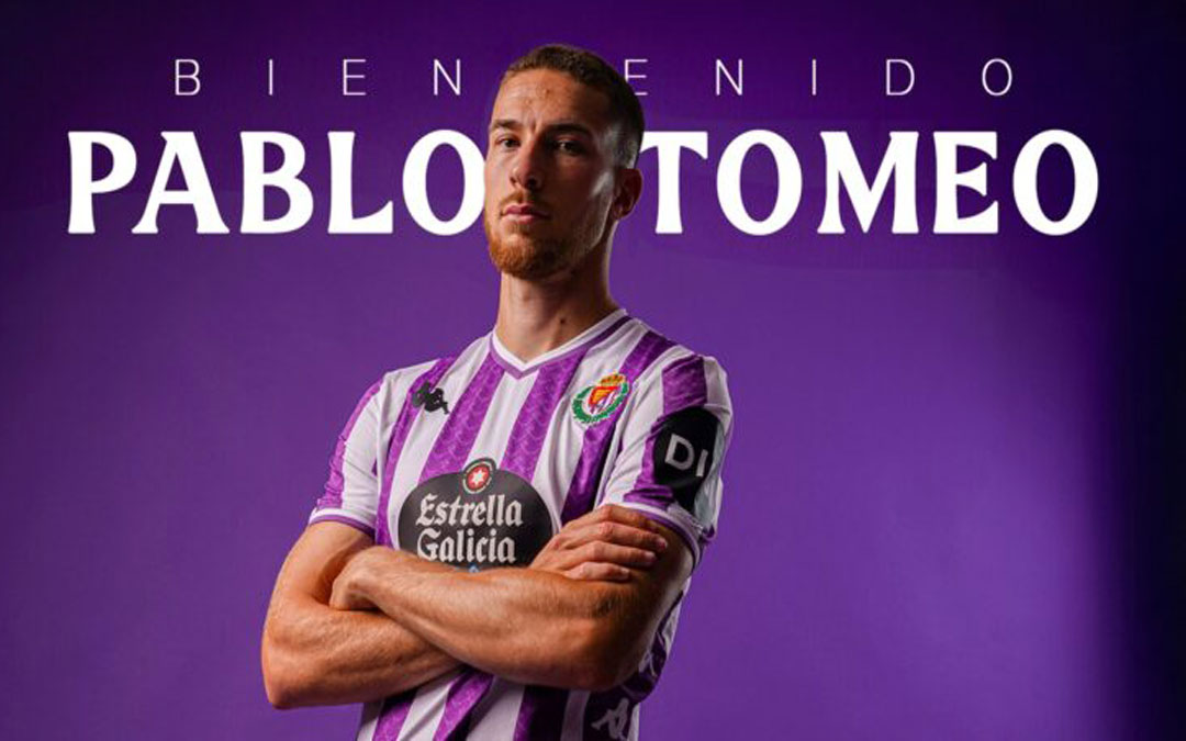 Pablo Tomeo ficha por el Real Valladolid para las próximas dos temporadas./ Instagram.