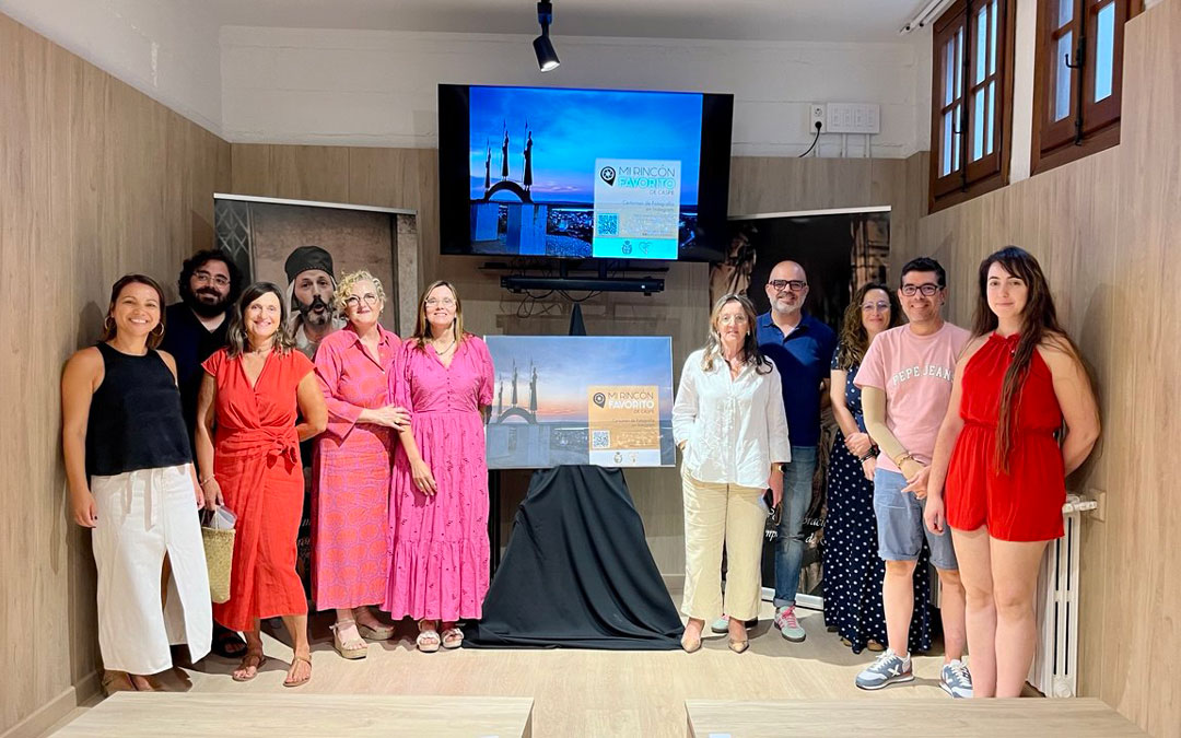 Presentación del concurso este martes en Caspe./ AYTO