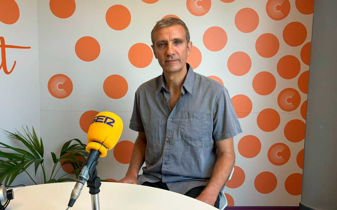 Rubén Vidal en Radio La Comarca./ La Comarca