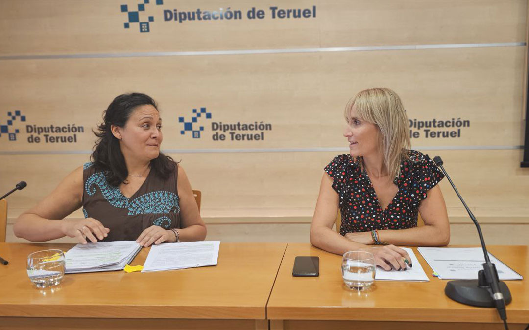 Ruth Cárdenas, técnico DPT y Beatriz Redón, diputada delegada de Bienestar Social. / DPT