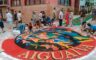 Aguaviva propone una estrategia común para promocionar las alfombras procesionales de Aragón