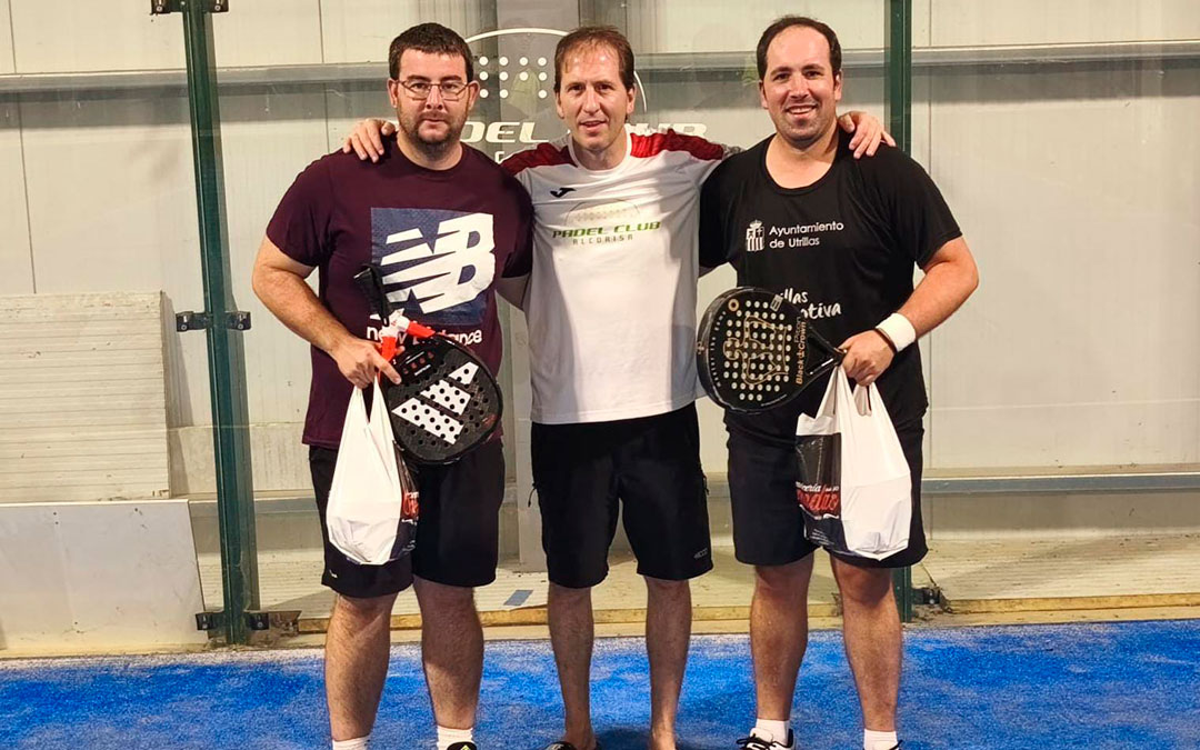 Campeones de la liga de Pádel de Alcorisa en Segunda División./ L.C.