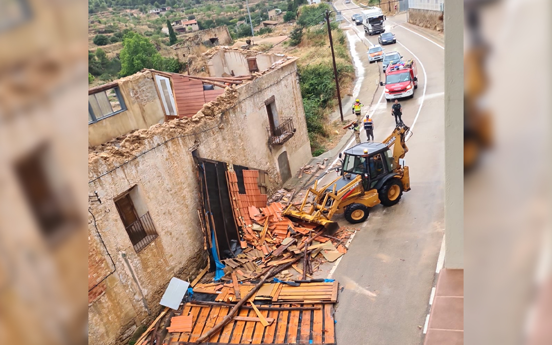 Carretera cortada A-231. / S.T