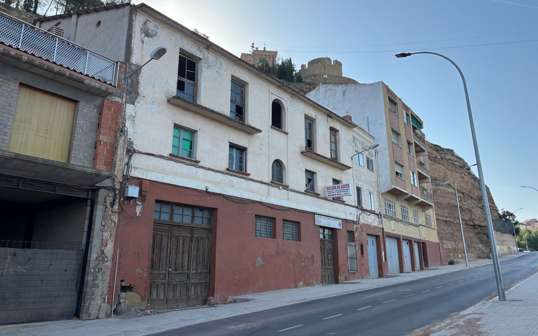 Estado en el que se encuentra actualmente la Casa Gaibar en el Corcho de Alcañiz./ M.M.R.