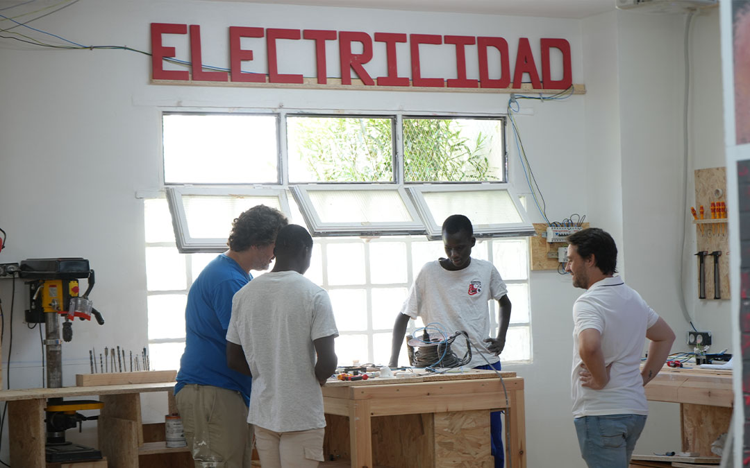Una de las aulas es la Multiprofesional de Mantenimiento de Edificios./ INAEM