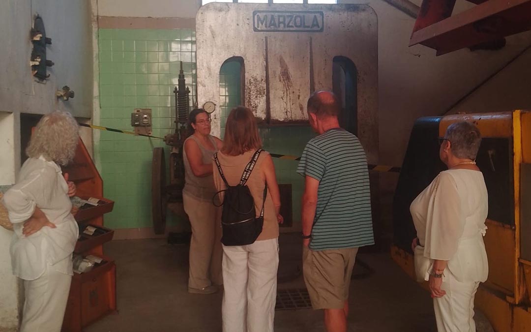Jornada de puertas abiertas en el Museo del Vino de Fuentespalda./Anabel Ibáñez