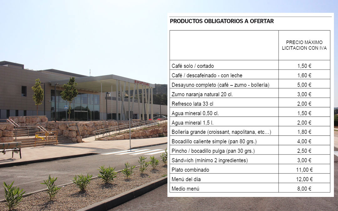 Precio establecido por el Salud de los productos con obligación a ofertar / La COMARCA