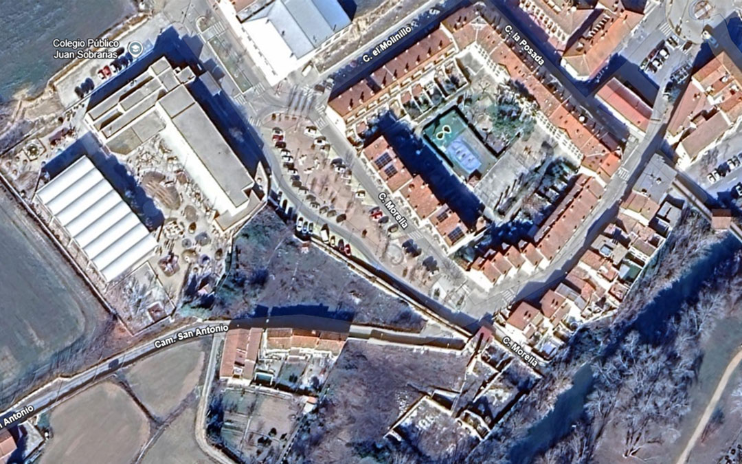Área en la que se proyectan nuevas viviendas cerca del Molinillo, camino de San Antonio y el CEIP Juan Sobrarias. / L.C.