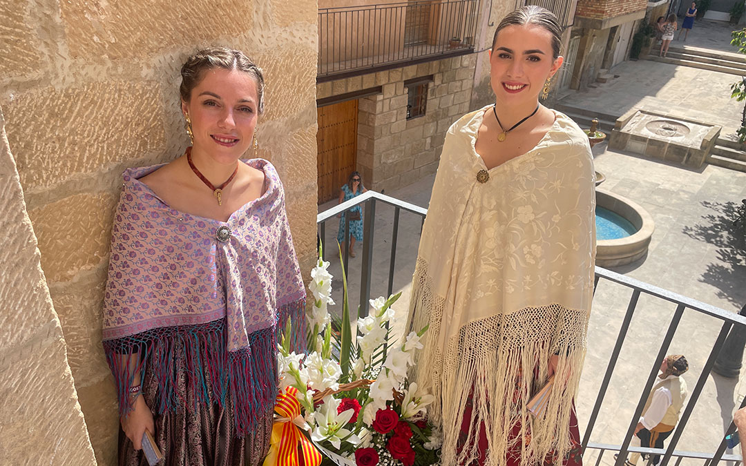 Ofrenda flores Maella 2025./S.F.